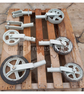 ruedas para andamios y soportes de ruedas de andamios